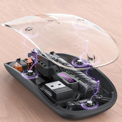 Ασύρματο Ποντίκι Yesido KB29, 800DPI - 1600DPI, BT / Wi-Fi, Μαύρο