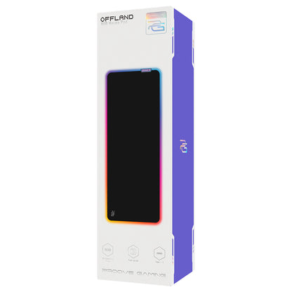 MousePad Gaming Proove Offland, RGB, 800mm x 300mm x 4mm, Μαύρο MPOF00022401