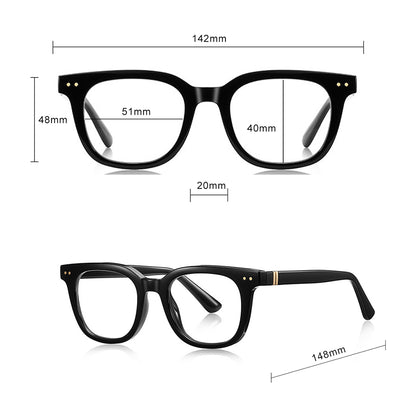 Techsuit 2229 Men's Computer Glasses, Anti-Blue Light, Gray