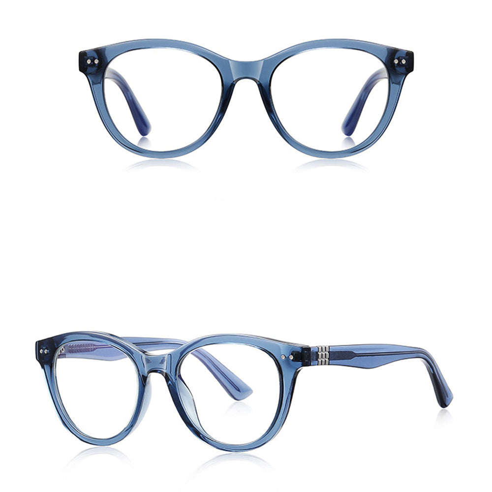 Techsuit 2231 Men's Computer Glasses, Anti-Blue Light, Blue