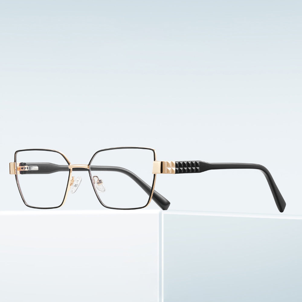 Techsuit 3169 Women's Computer Glasses, Anti-Blue Light, Black