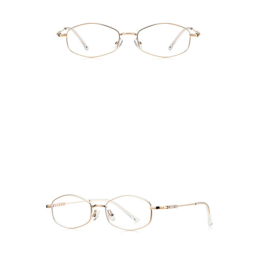 Techsuit LS501 Women's Computer Glasses, Anti-Blue Light, Gold