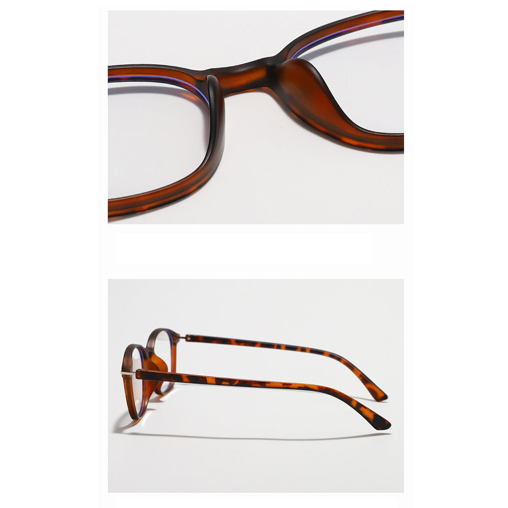 Unisex Techsuit 6635 Computer Glasses, Anti-Blue Light, Black Purple