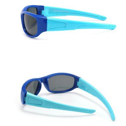Techsuit 800-C30 Kids' Sports Sunglasses, Polarized, Red Pink