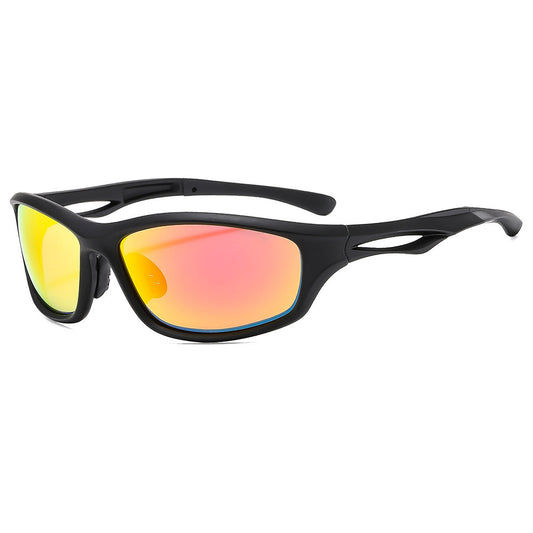 Γυαλιά Ποδηλασίας Unisex Techsuit 9309, Πολωμένα, Μαύρα Κόκκινα