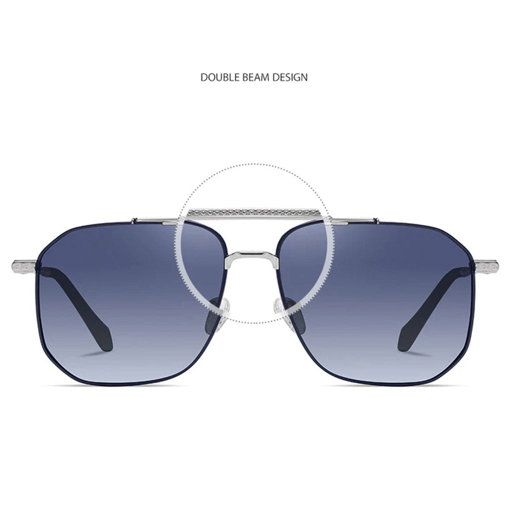 Men's Techsuit 8538 Sunglasses, Polarized, UV Protection, Pink Gold Purple