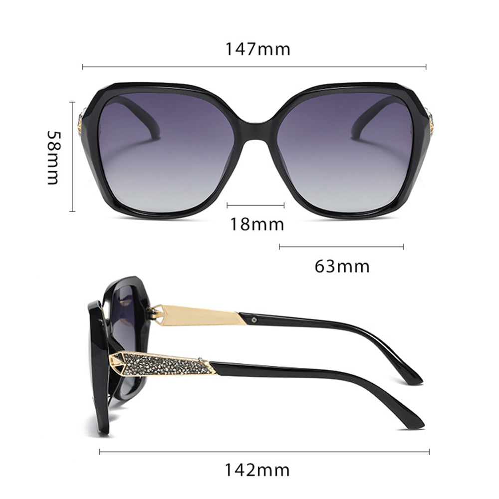 Techsuit 5599 Women's Sunglasses, Polarized, UV Protection, Purple