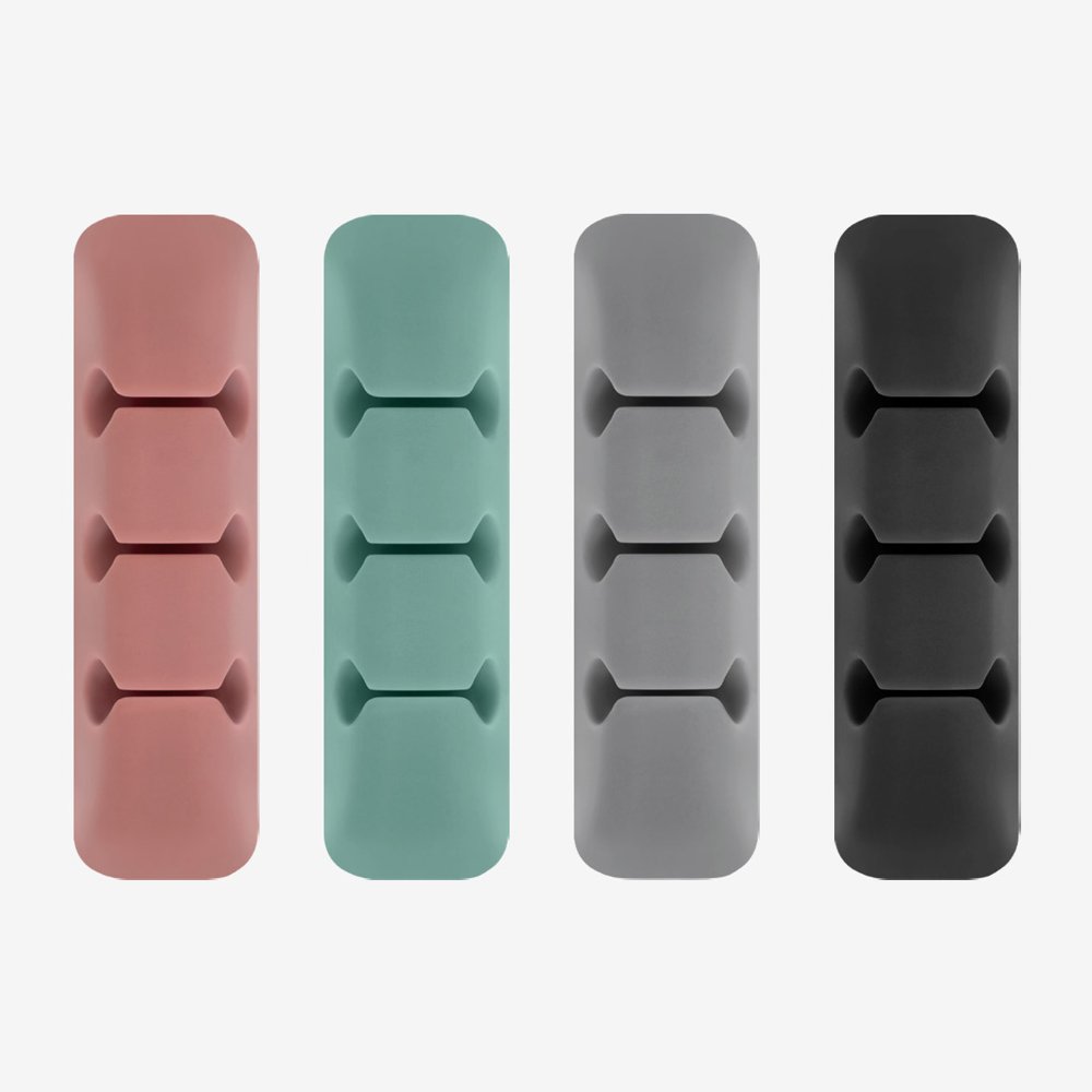 Οργανωτής Καλωδίων Ringke, Σετ 4 τεμαχίων, Διάφορα Χρώματα