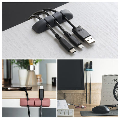 Οργανωτής Καλωδίων Ringke, Σετ 8 τεμαχίων, Διάφορα Χρώματα