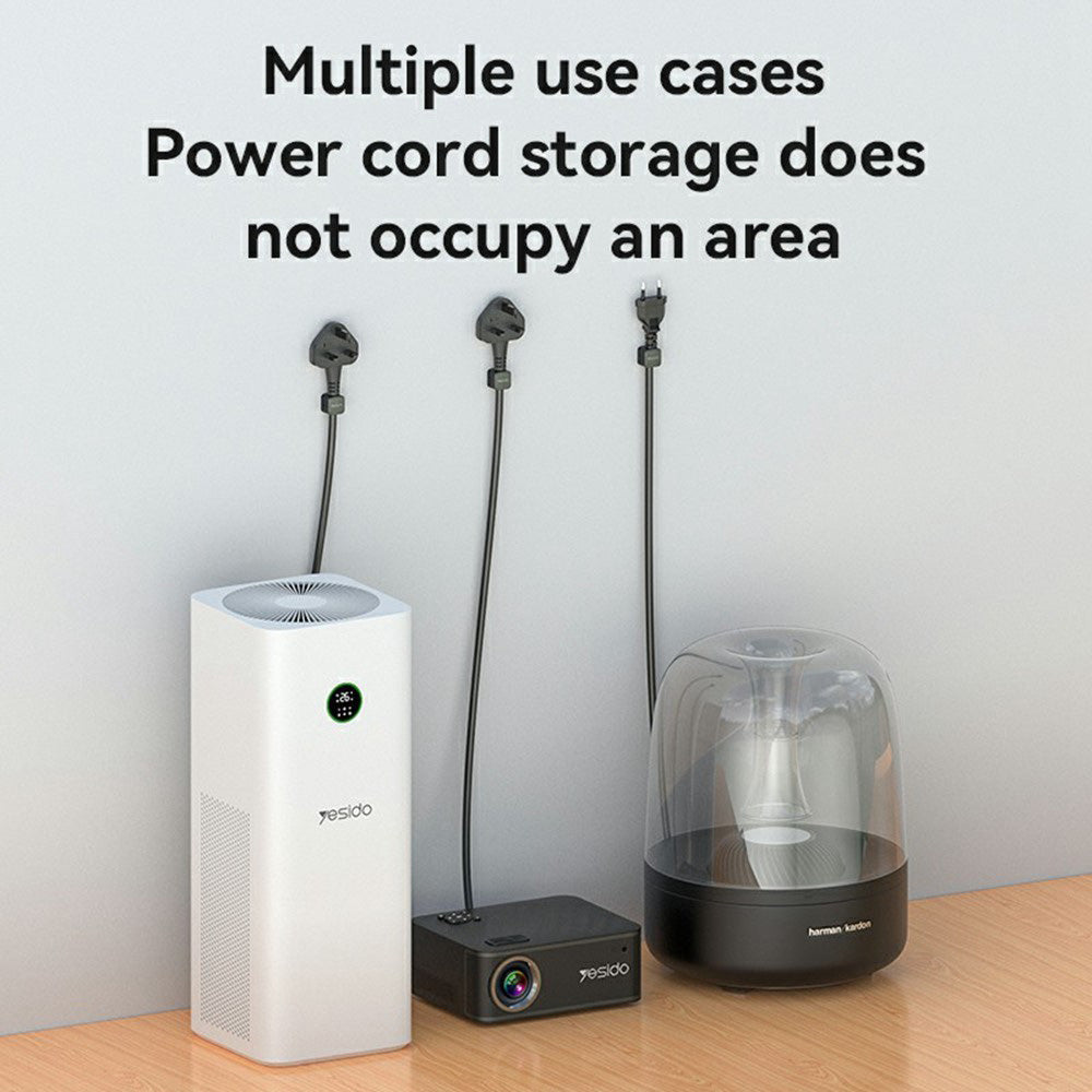 Οργανωτής Καλωδίων Yesido C216BL, Σετ 4 τεμαχίων, Μαύρο