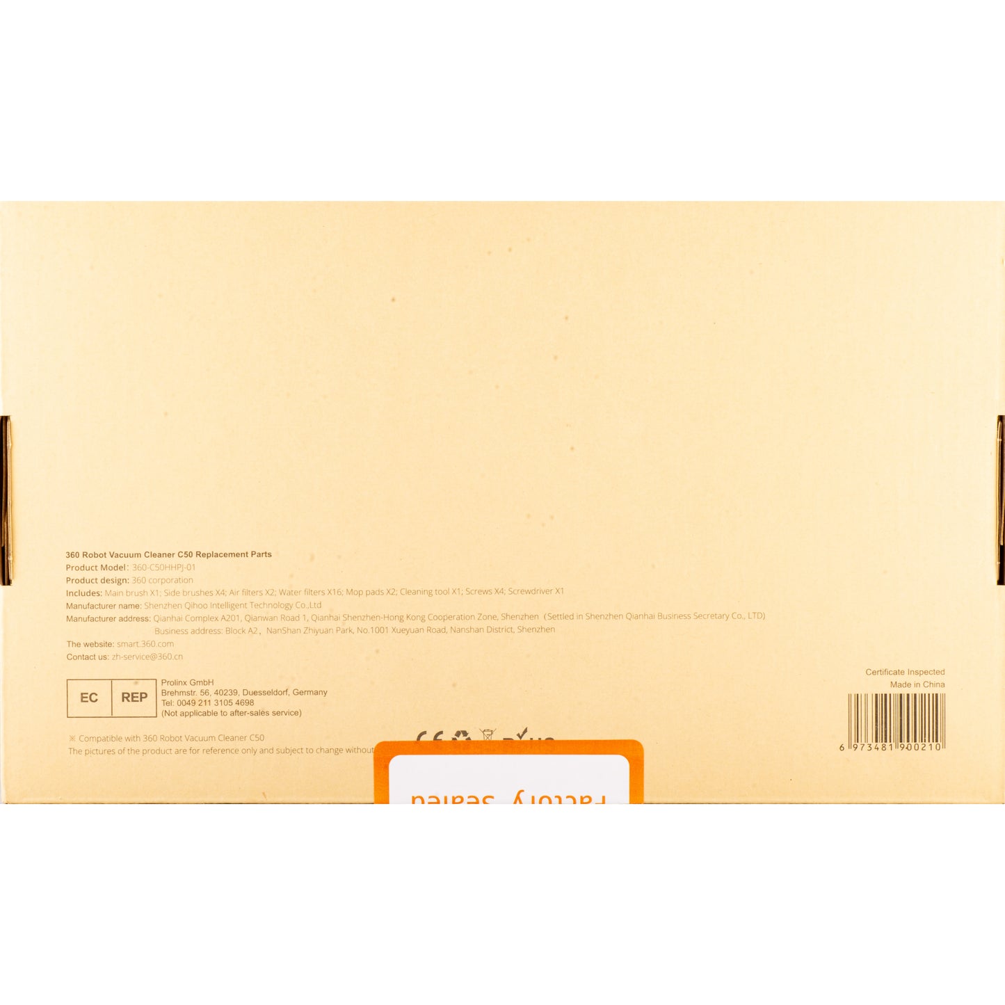 Πακέτο Αναλώσιμων για Ηλεκτρική Σκούπα Xiaomi 360 Robot Vacuum Cleaner C50 360-C50HHPJ-01