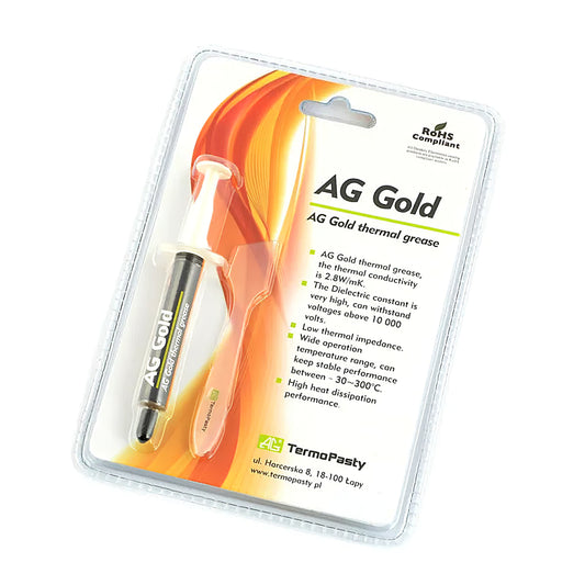 Θερμοαγώγιμη πάστα Termopasty AG Gold, σύριγγα, 3g