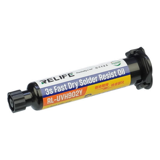 Πάστα UV Κάλυψης Relife RL-UVH902Y, 10ml, Κίτρινη