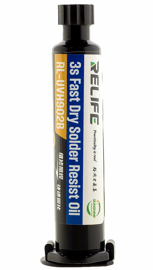 Πάστα UV Κάλυψης Relife RL-UVH902B, 10ml, Μαύρη