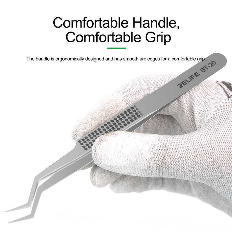 Curved Tweezers Relife ST-20L
