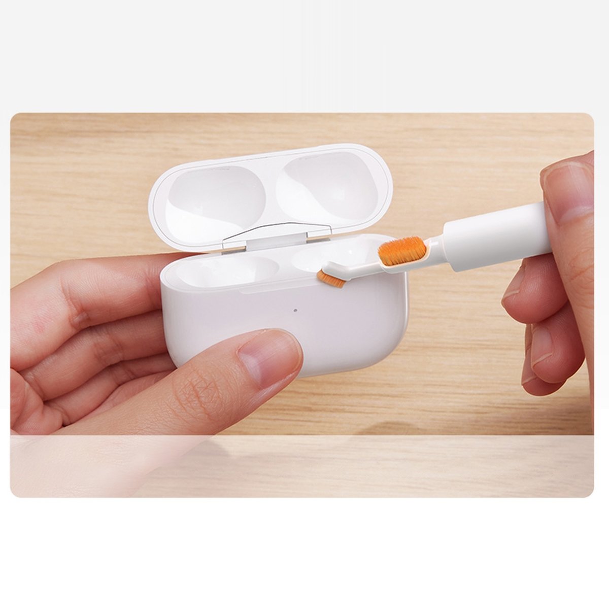 Εργαλείο καθαρισμού Baseus για Apple Airpods / Samsung Galaxy Buds / Huawei Freebuds, λευκό NGBS000002