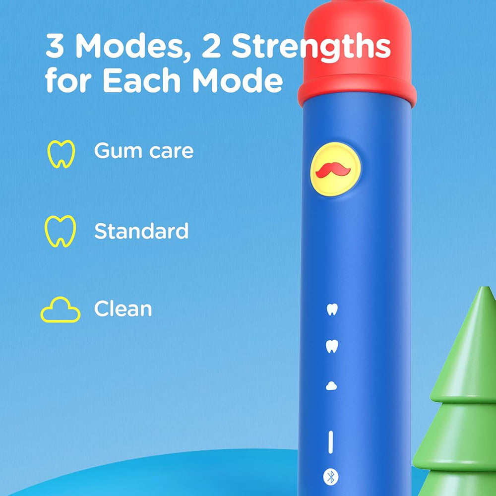 Ηλεκτρική Οδοντόβουρτσα Bitvae BVK7S Kids, Μπλε Κόκκινη