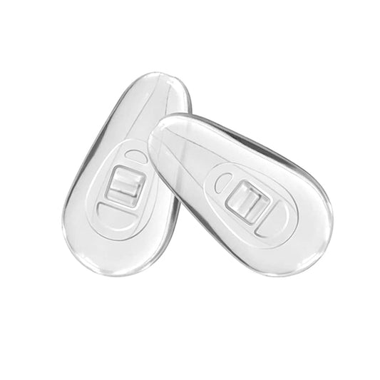 Silicone Nose Pads for Glasses and Techsuit ST1 Screwdriver, Set of 10 Pieces, Transparent