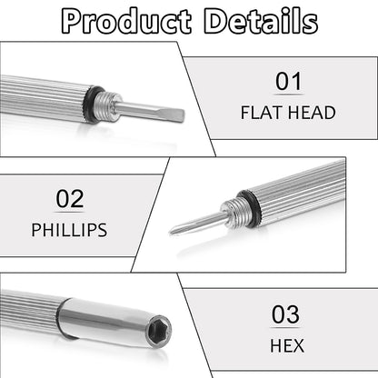 Σιλικονούχα Μαξιλαράκια Γυαλιών και Κατσαβίδι Techsuit ST1, Σετ 4 τεμαχίων, Διάφανα