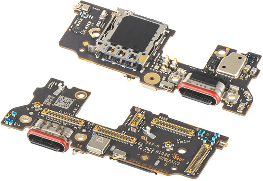 Πλακέτα με Συνδετήρα Φόρτισης - Μικρόφωνο - Μονάδα Ανάγνωσης SIM Motorola Edge 70 Ultra / Signature, Service Pack 5B28C31906