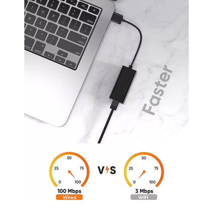 Κάρτα Δικτύου Techsuit AC19, RJ45, USB, Μαύρη