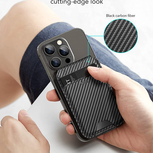 Πορτοφόλι Magsafe, ESR, Carbon, Μαύρο