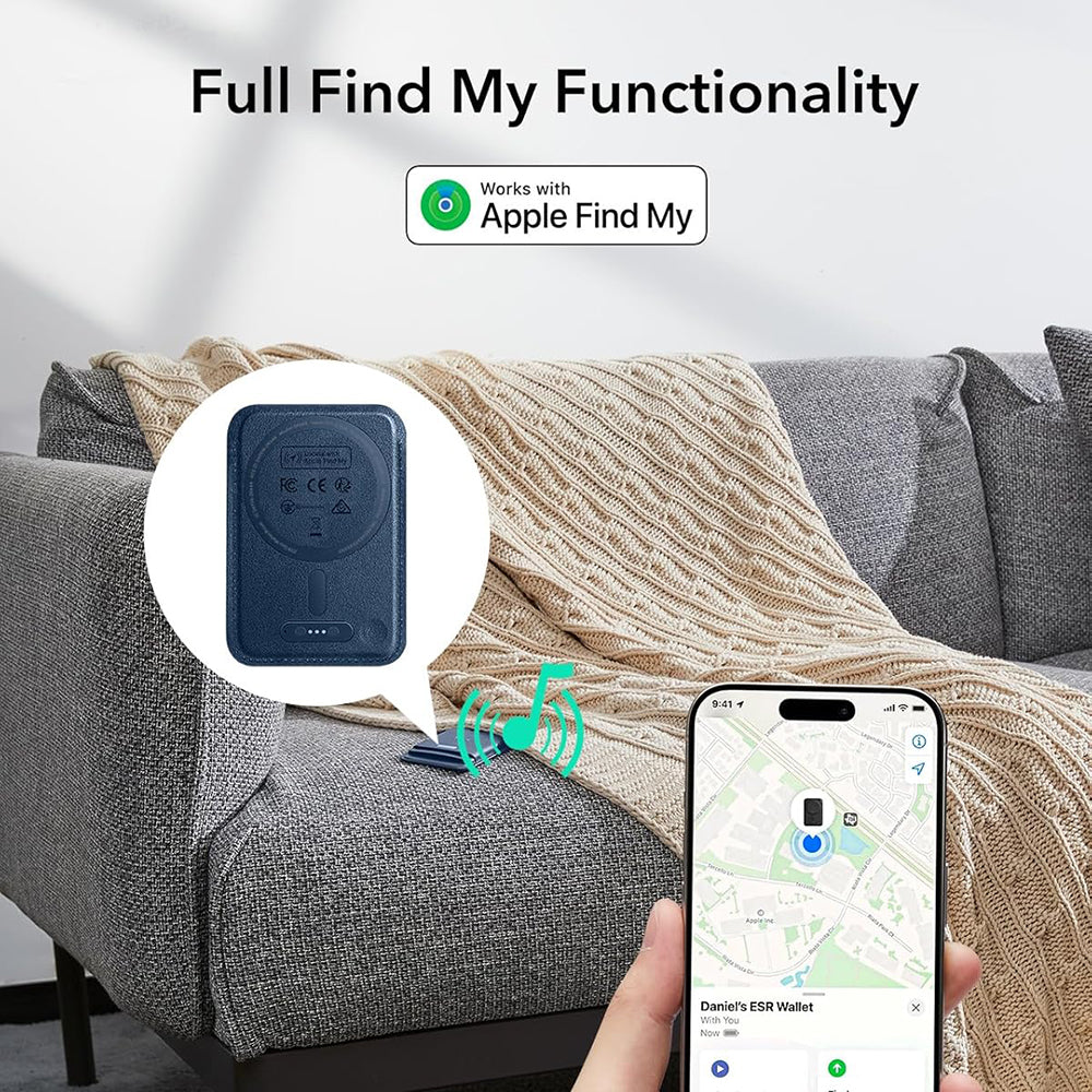 Magsafe Wallet, ESR, Classic Geo, Navy Blue