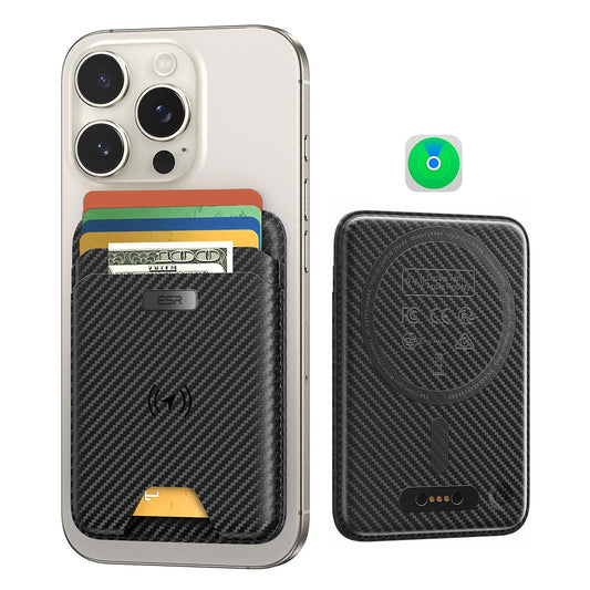 Πορτοφόλι Magsafe, ESR, Classic Geo Carbon, Μαύρο