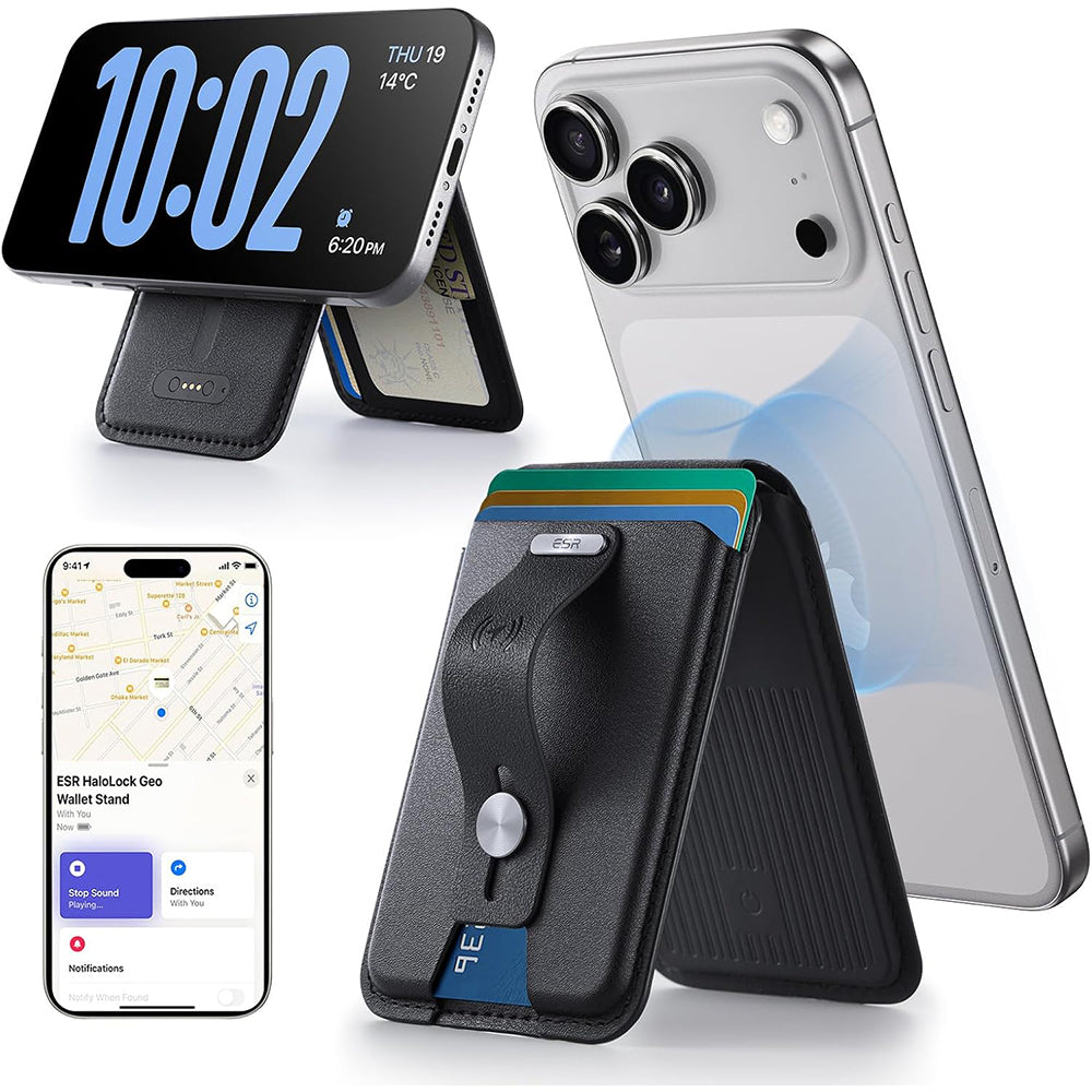 Πορτοφόλι MagSafe, ESR, Find my Wallet, Μαύρο