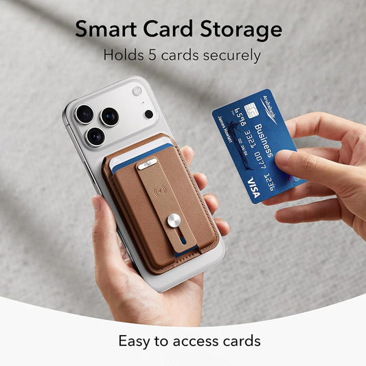 Πορτοφόλι MagSafe, ESR, Findy my Wallet 5C, Καφέ