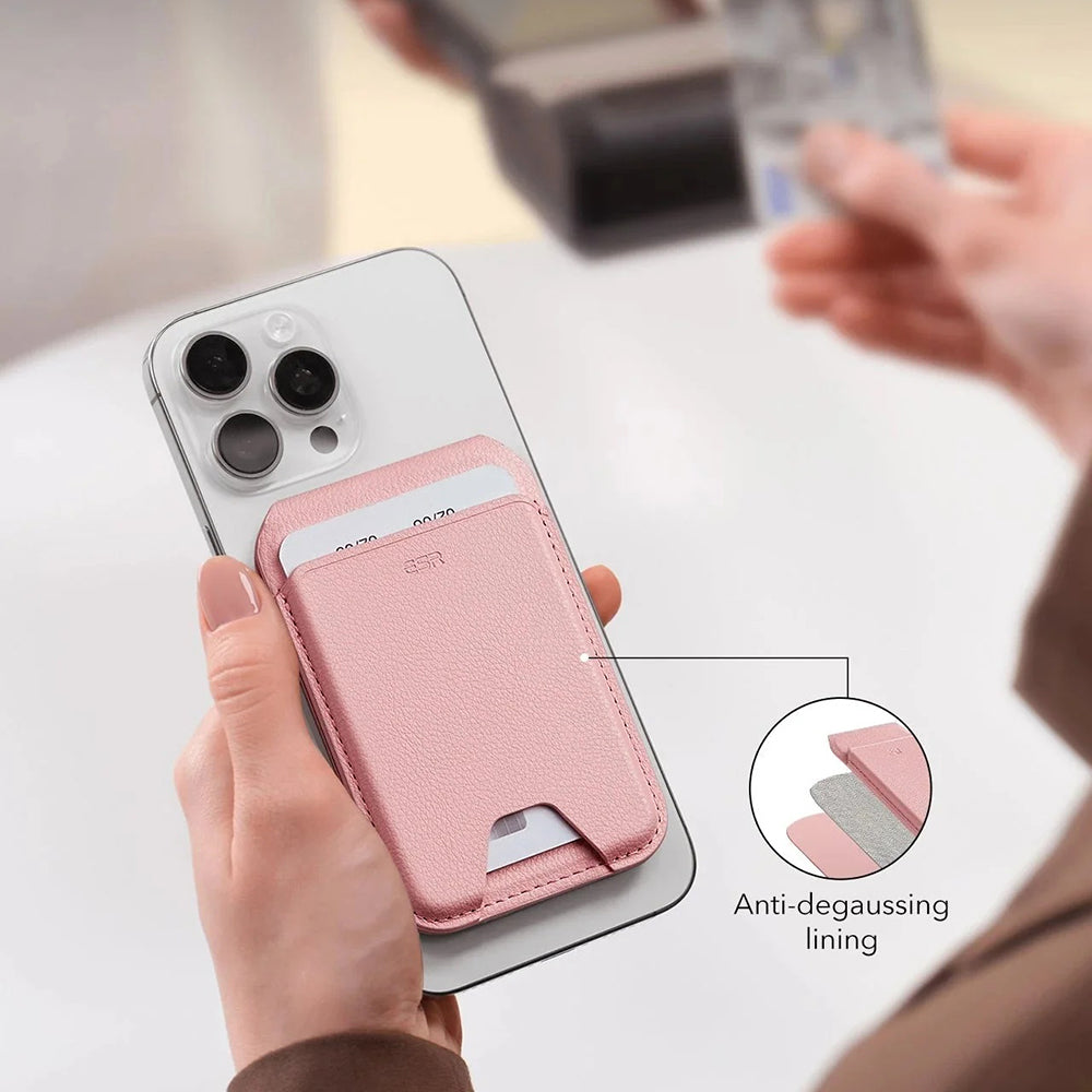 Magsafe Wallet, ESR, Stand, White