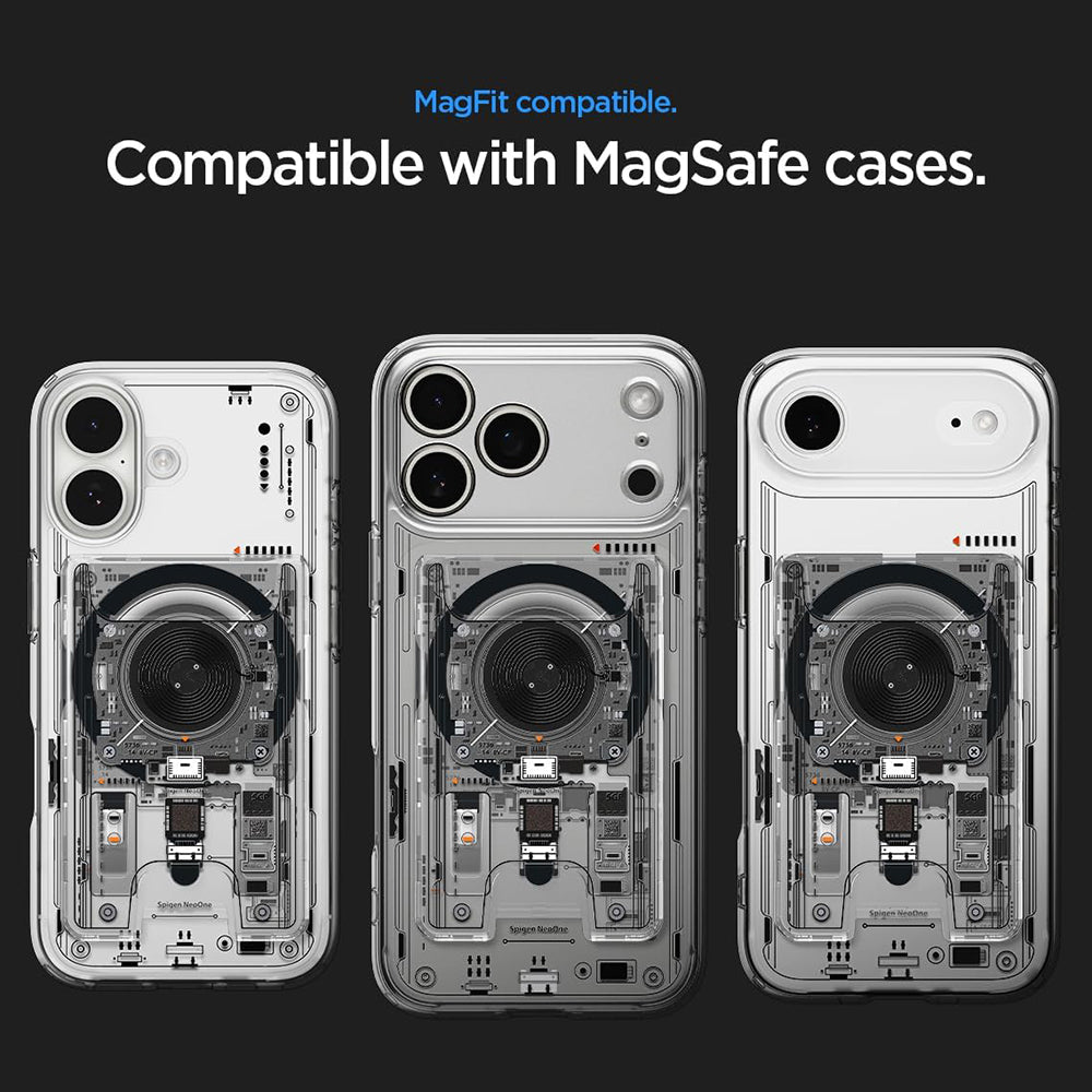 Πορτοφόλι MagSafe, Spigen, Ultra Hybrid Zero One, Διαφανές AFA11403