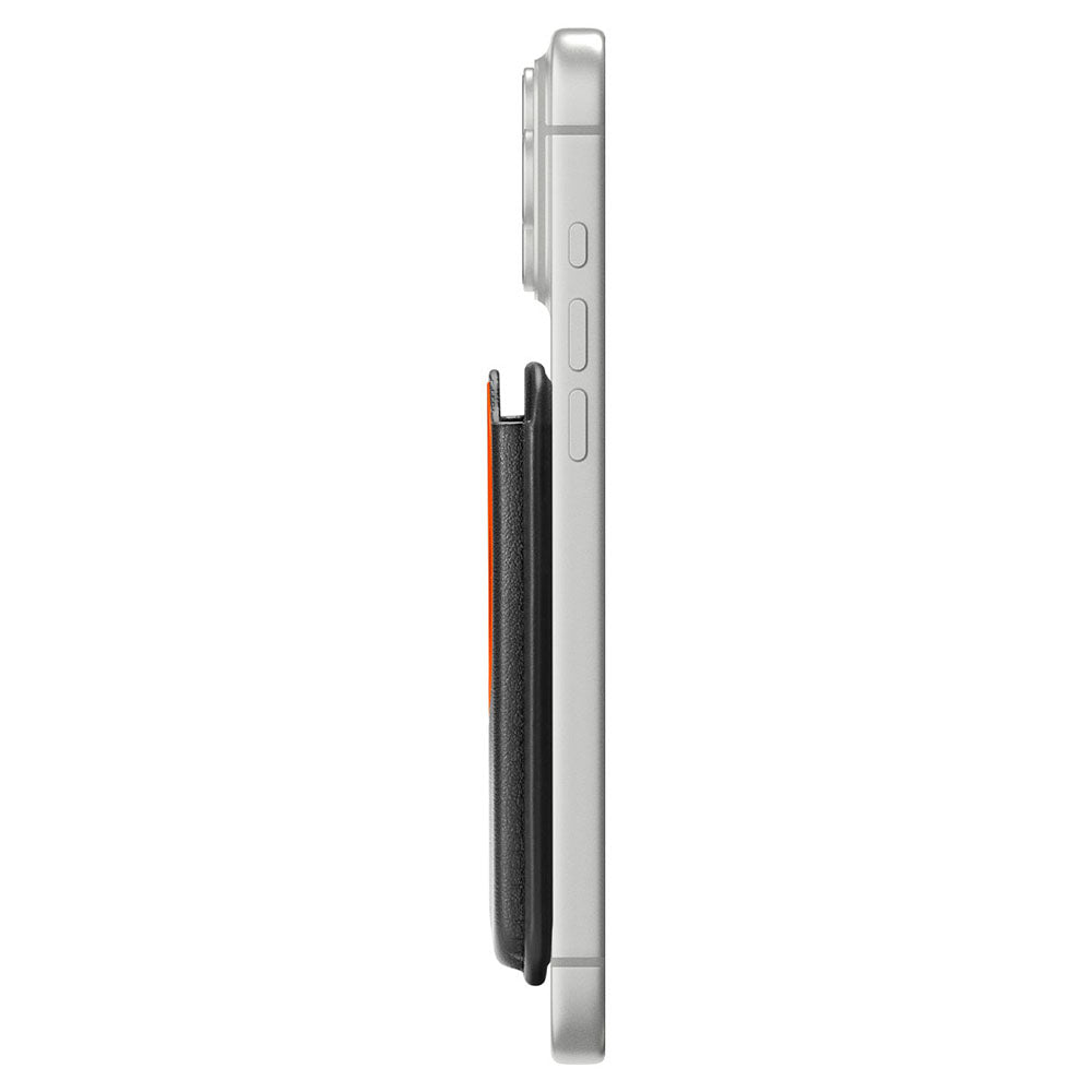 MagSafe Wallet, Spigen, Valentinus MagFit+, Black AFA11336