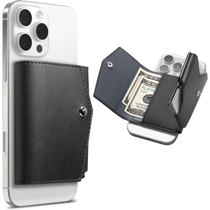 Magsafe Wallet, Spigen, Valentinus Pro, Black AFA09442