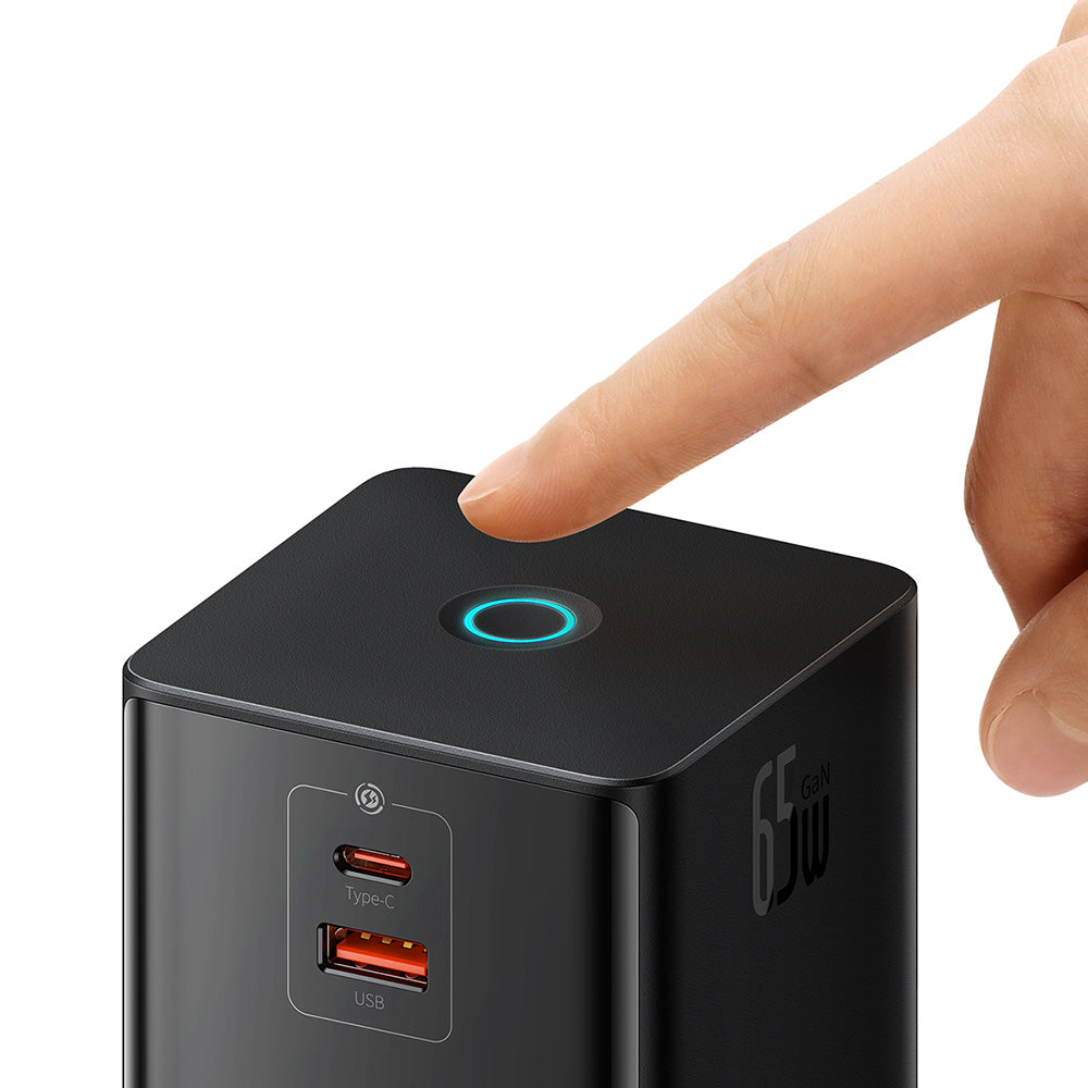 Πολύπριζο Baseus PowerCombo US, 3 x Θύρες, Μαύρο PSLR000101