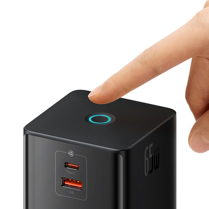 Πολύπριζο Baseus PowerCombo US, 3 x Θύρες, Μαύρο PSLR000101