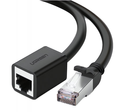Επέκταση Καλωδίου Δικτύου UGREEN NW112, RJ45 - RJ45, 2μ, Μαύρο