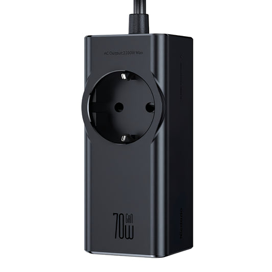 Προέκταση McDodo CH-4620, 1 x Schuko - 1 x USB-A - 2 x USB-C, Μαύρο