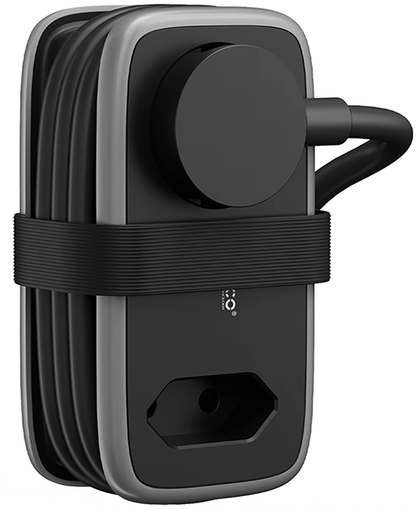 Προέκταση Orico APP, 1 x Schuko - 1 x Πρίζα - 2 x USB-A - 1 x USB-C, Μαύρο Γκρι
