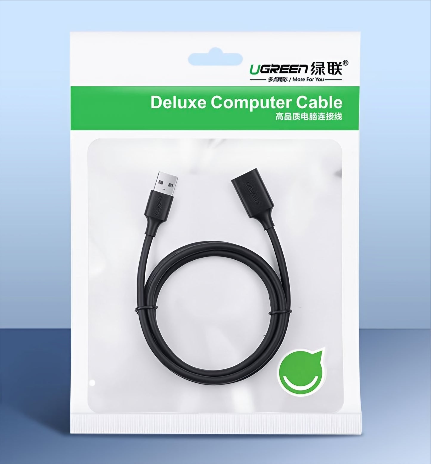 Παράταση USB 3.0 UGREEN US129, 5m, Μαύρο