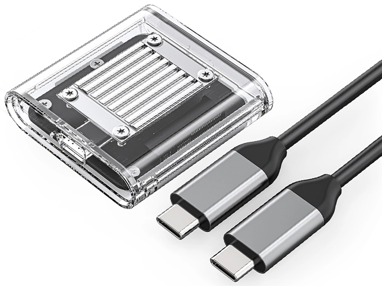 Θήκη Orico TC20-M2-10G για SSD M.2 NVMe 2230, Διαφανής