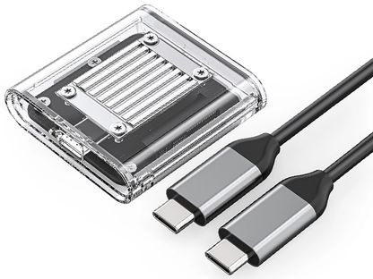 Θήκη Orico TC20-M2-10G για SSD M.2 NVMe 2230, Διαφανής