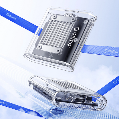 Θήκη Orico TC20-M2-10G για SSD M.2 NVMe 2230, Διαφανής
