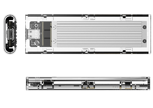 Rack Orico TCM2-C3 για SSD M.2 NVMe, Γκρι