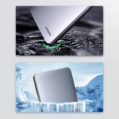 Ράφι UGREEN CM300 για HDD / SSD SATA 2.5inch, USB 3.1, Γκρι