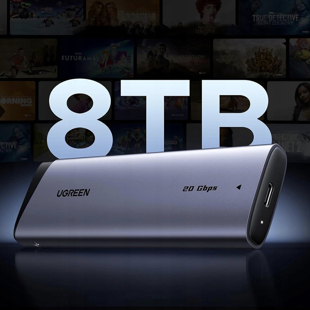 Rack UGREEN CM767 (55150) για SSD M.2 NVMe, Γκρι