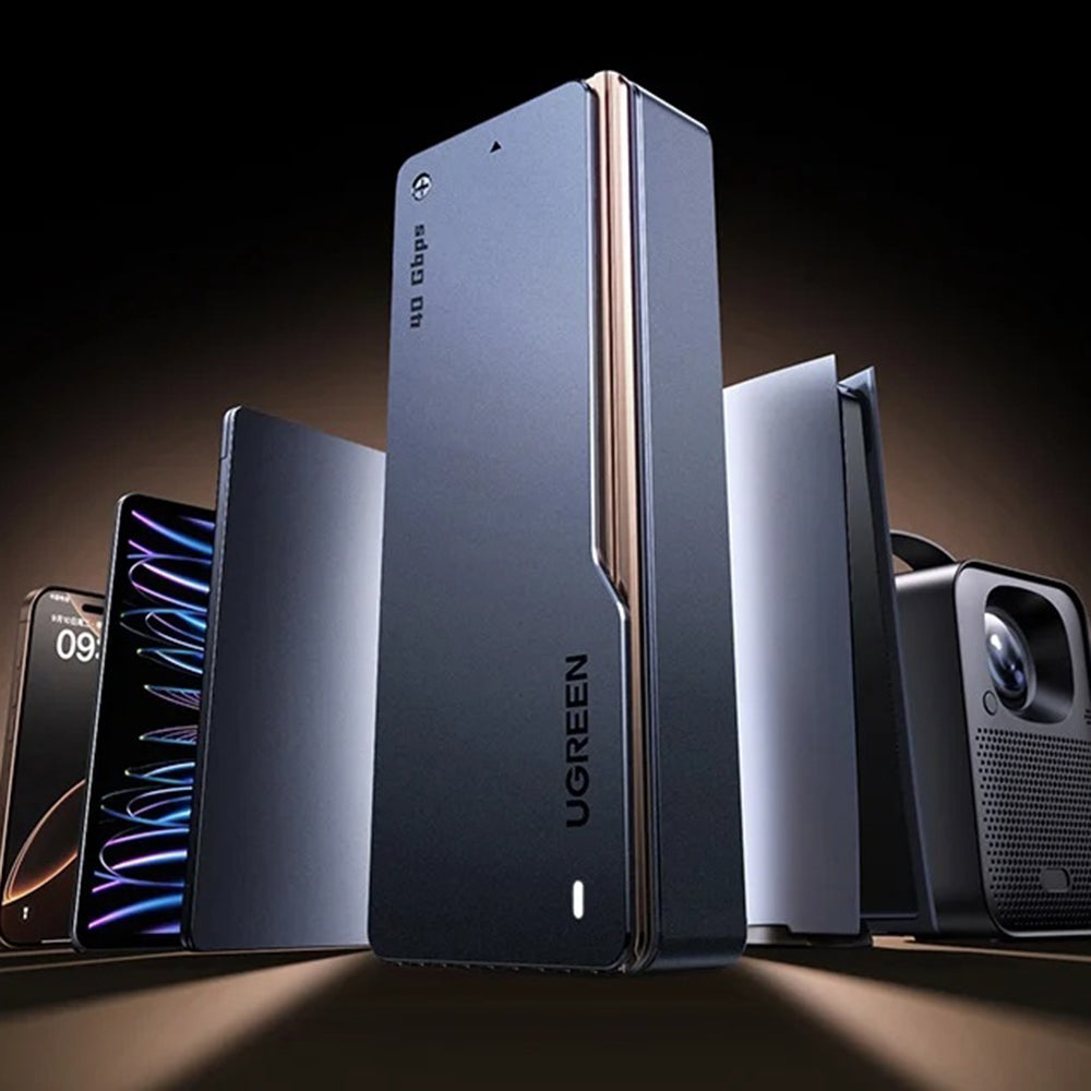 Rack UGREEN D703 (65727) για SSD M.2 NVMe, Μαύρο