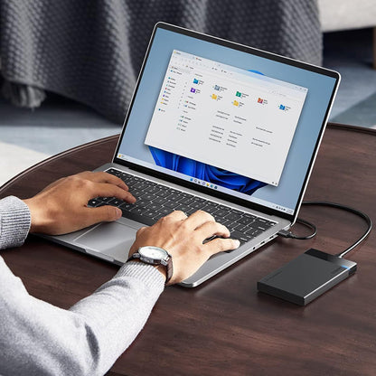 Rack UGREEN US221 (50743) για HDD / SSD SATA 2.5inch, USB-C, Μαύρο