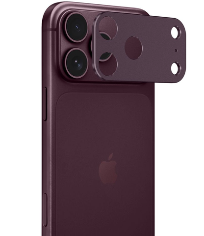Πλαίσιο προστασίας πίσω κάμερας Tech-Protect Camalloy Fit+ για Apple iPhone 18 Pro Max, αλουμίνιο, μπορντό