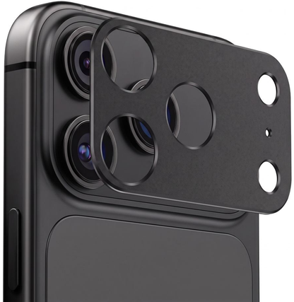 Προστατευτική θήκη κάμερας πίσω Tech-Protect Camalloy Fit+ για Apple iPhone 18 Pro Max, Αλουμίνιο, Μαύρο